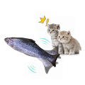 Electronic Cat Toys Interactive Electric Cat Toy Fish for Kitty Catnip Perfect for Biting Chewing Kicking Moves by itself